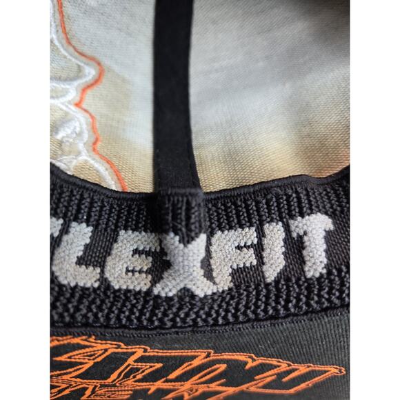 Metal Militia Motocross Hat FlexFit Sz L/XL Black Vintage Skull Racing Gearhead - Picture 7 of 10